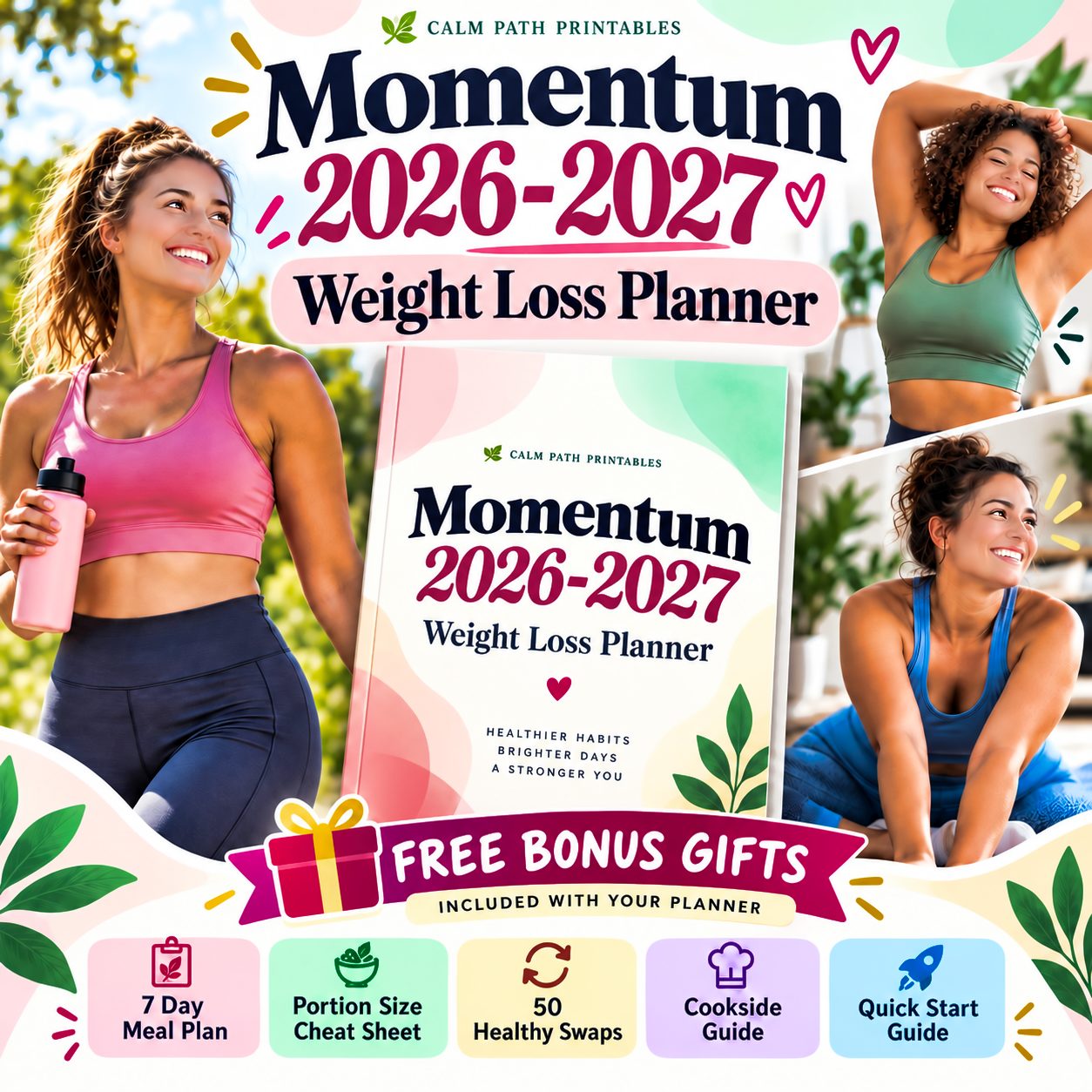 Momentum 2026–2027 Weight Loss Planner cover