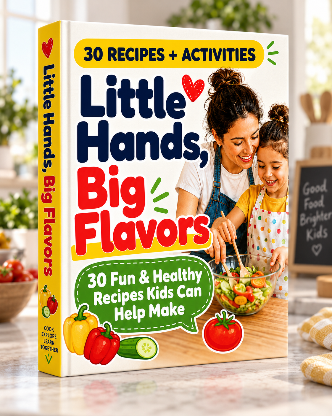 Little Hands, Big Flavors printable cover
