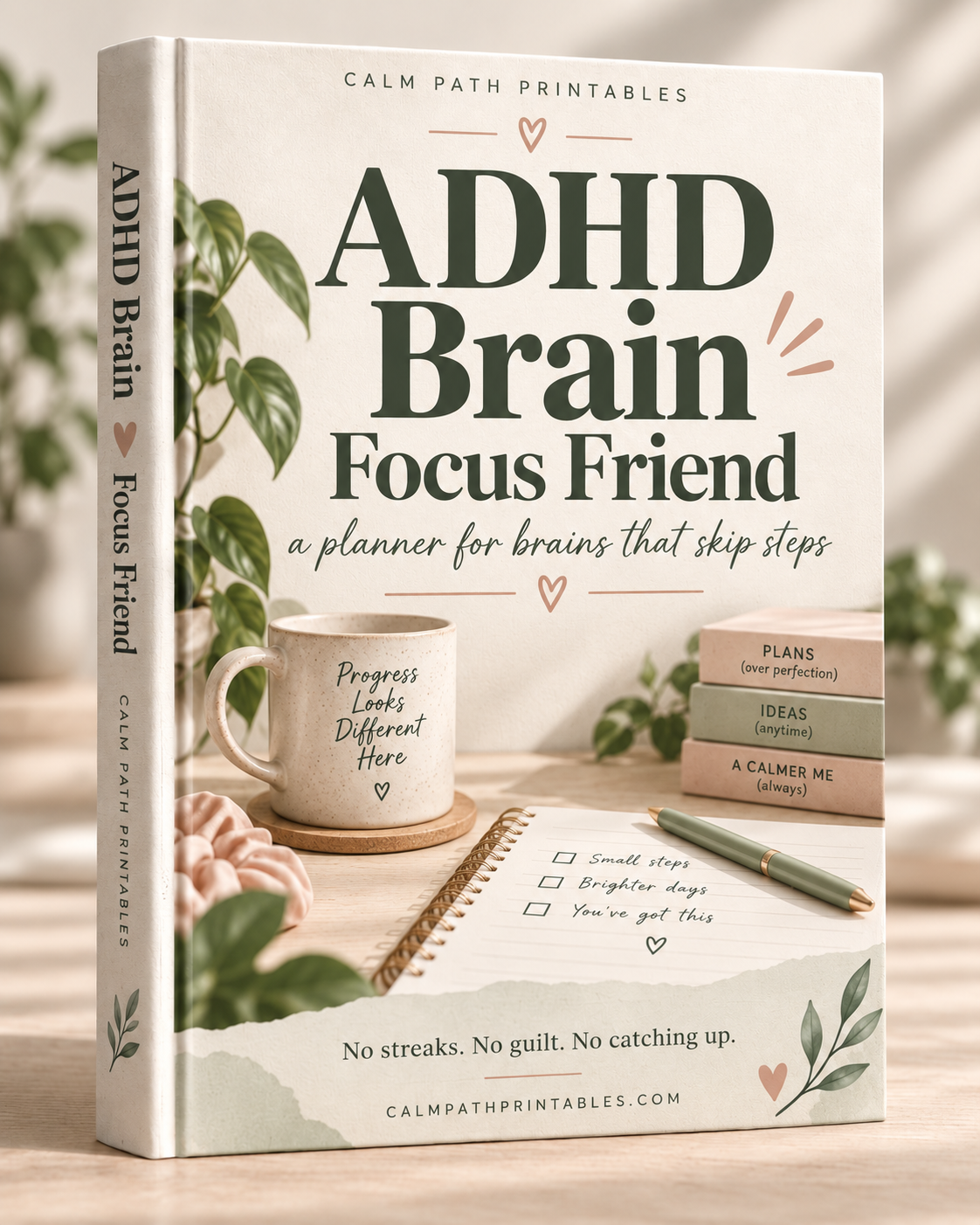 ADHD Brain Focus Friend Planner cover