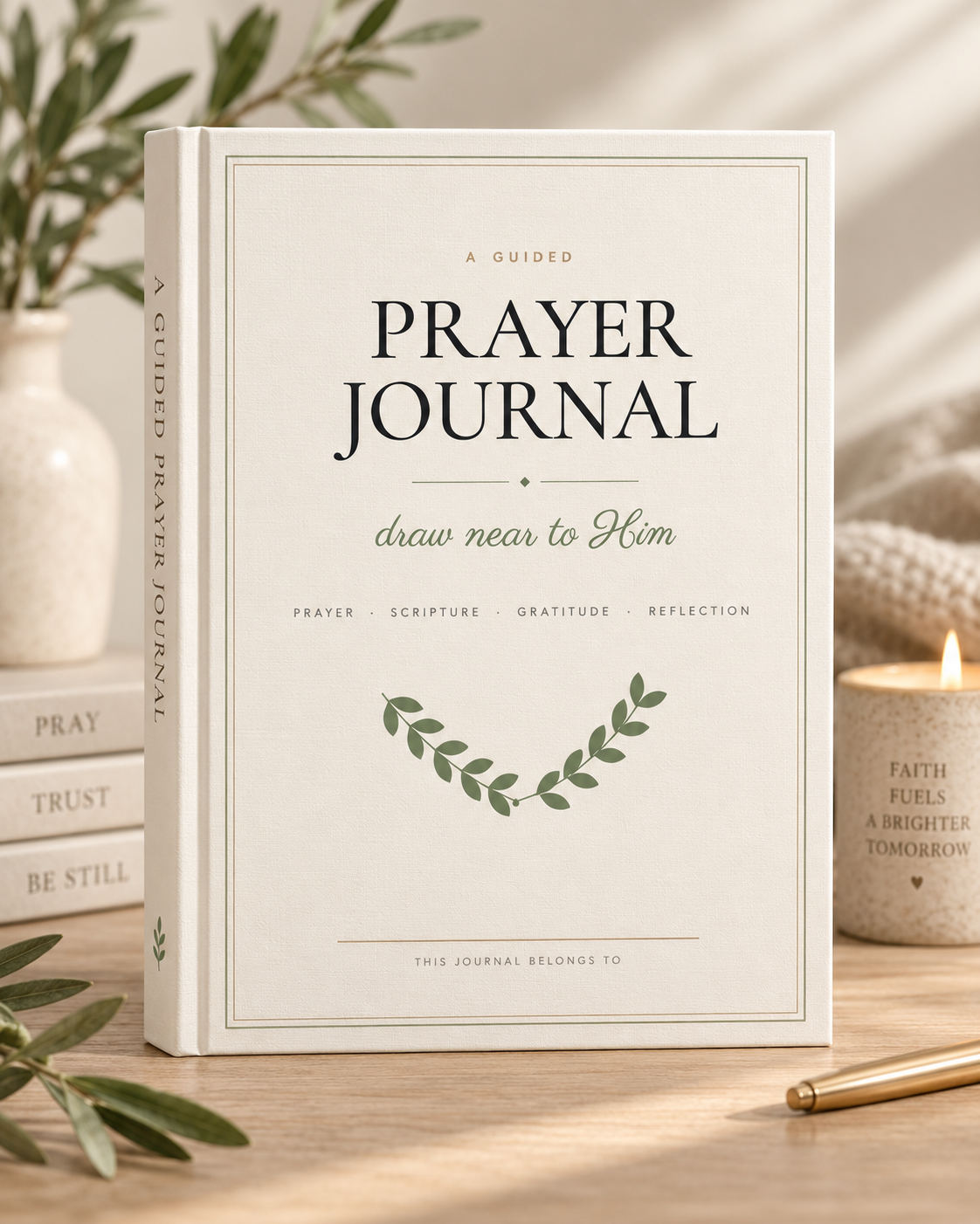 A Guided Prayer Journal printable cover