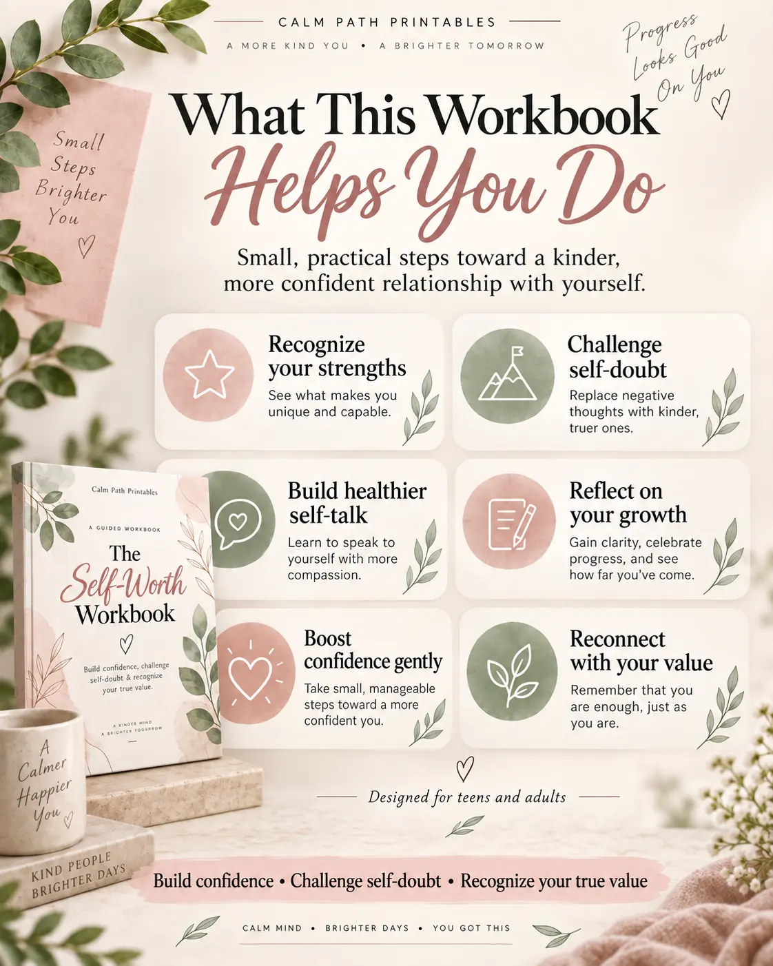 What The Self-Worth Workbook helps you do