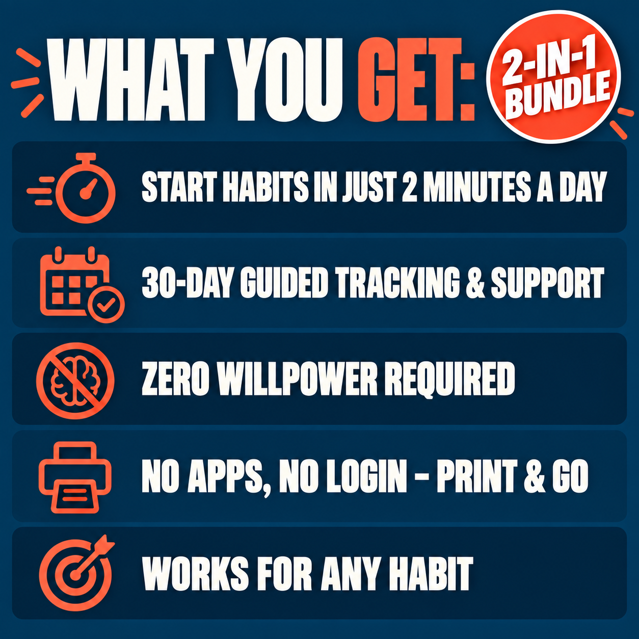 What you get in the 2-in-1 habit bundle